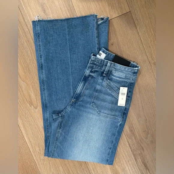 Paige Anessa High Waisted, Wide Leg Jeans NWT - Picture 5 of 6